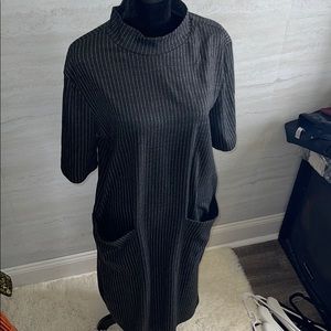 ZARA Stripped MIDI dress
